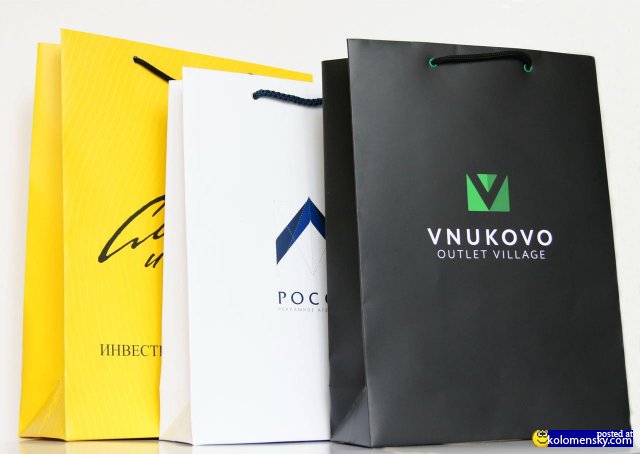 Бумажные пакеты с логотипом фото2