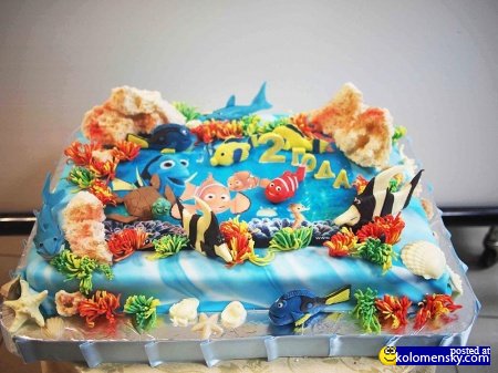 Детский торт на день рождения