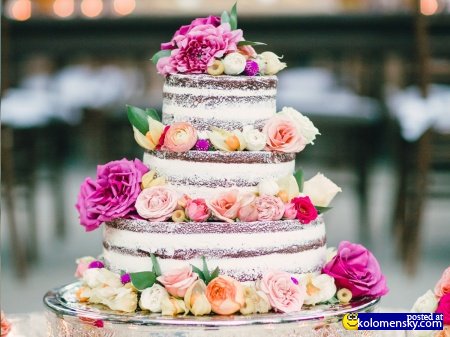 Торт на свадьбу - настоящее произведение искусства