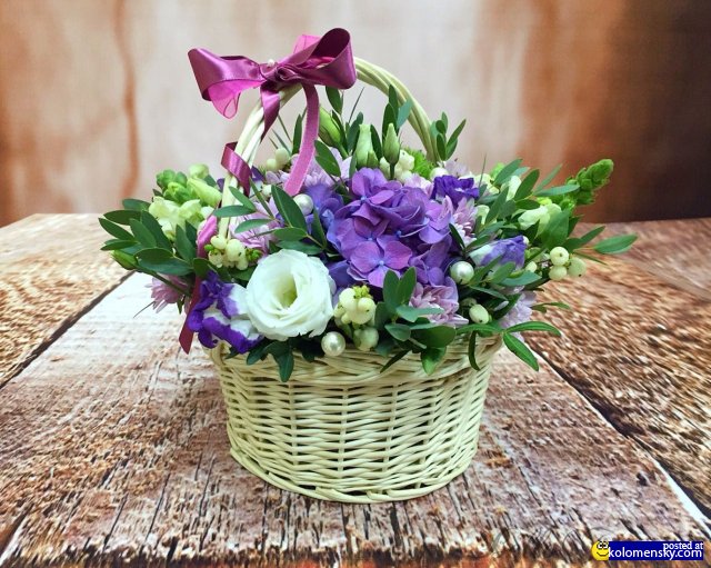 Наша доставка цветов в Одессе – цветы в корзине это настоящее чудо