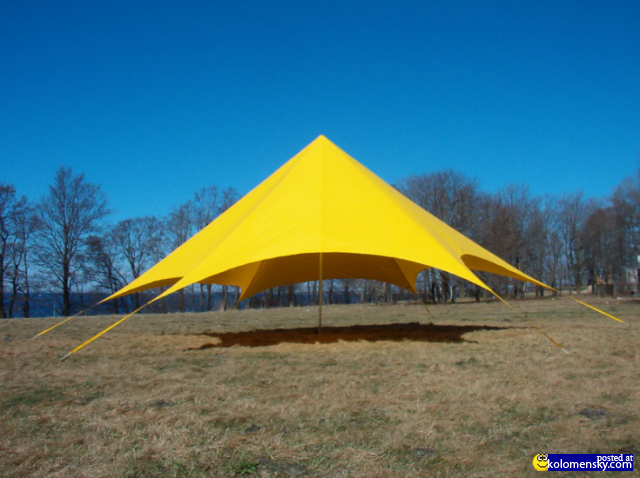 Тент шатер звезда подойдет как для парка так и для вашего участка!